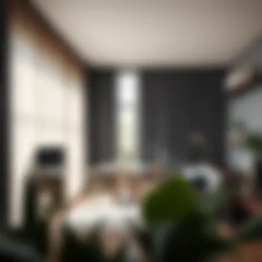 Energy-efficient living space illuminated by natural light