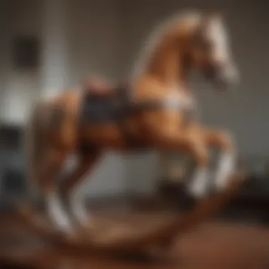 Diverse Designs of Modern Wooden Rocking Horses A collection of modern wooden rocking horses in various designs