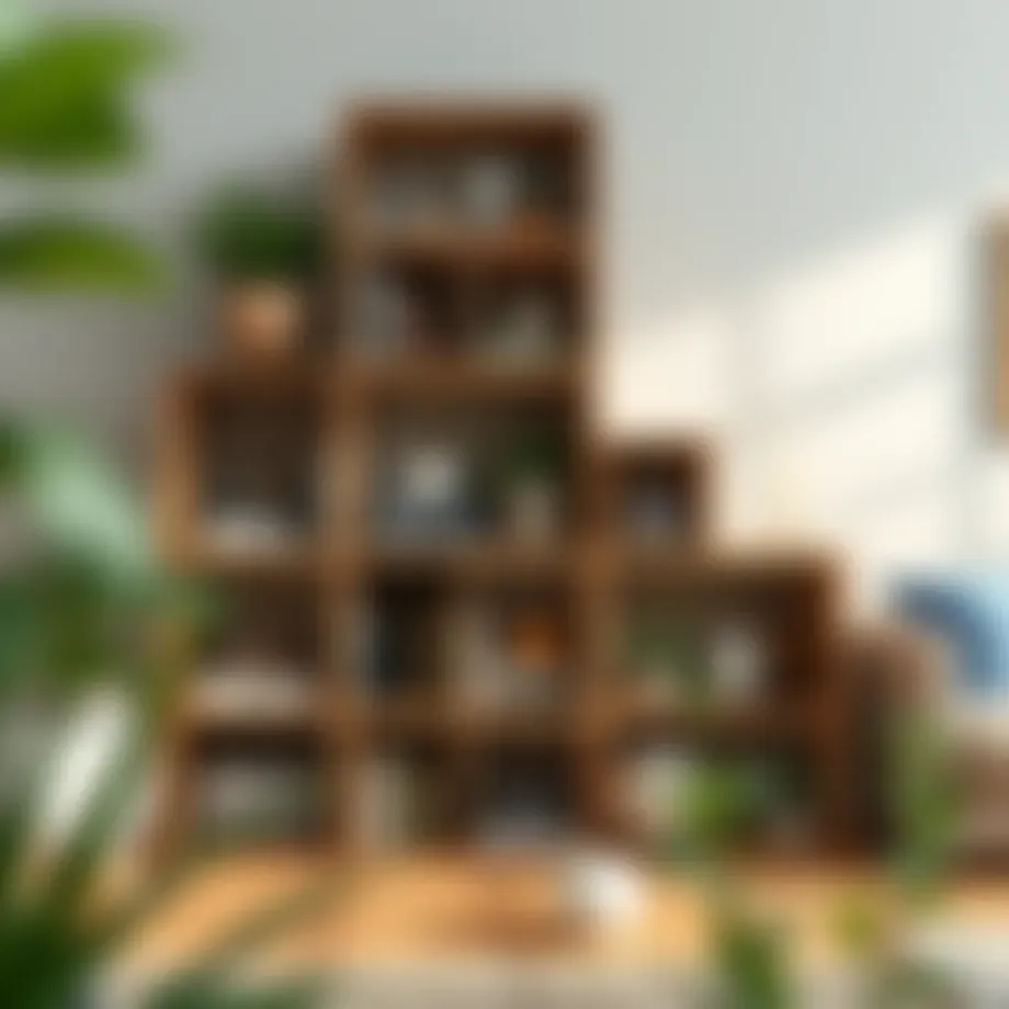 Innovative cube storage solution showcasing versatility