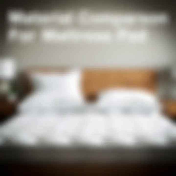 Material Comparison for Mattress Pads Comfort comparison of various mattress pad materials