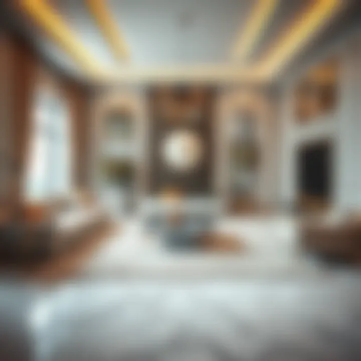 Luxurious living room featuring a plush carpet