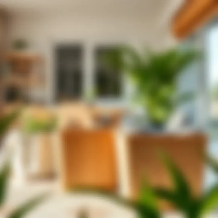 Eco-friendly durable storage bins in a sustainable home