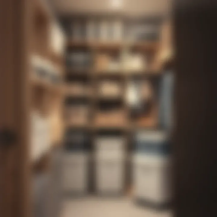 Organized closet with durable storage solutions