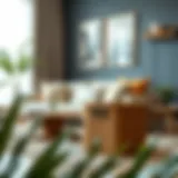 Stylish durable storage bins in a modern living room setting