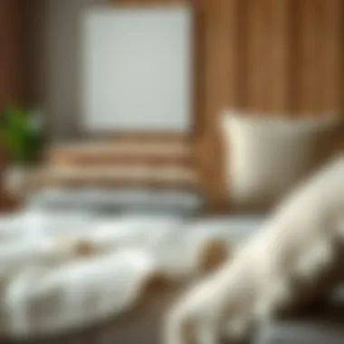 Different materials used in XL futon construction